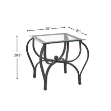 Load image into Gallery viewer, 3-Piece Tempered Glass Coffee Table Set